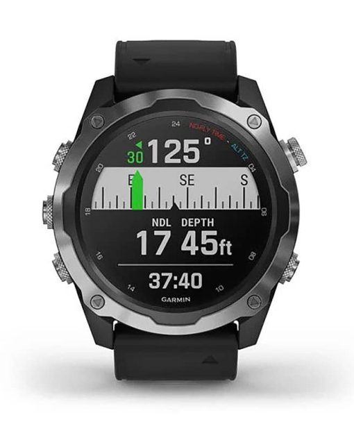 Garmin Descent Mk2 Stainless Steel With Black Band Smartwatch - Image 7
