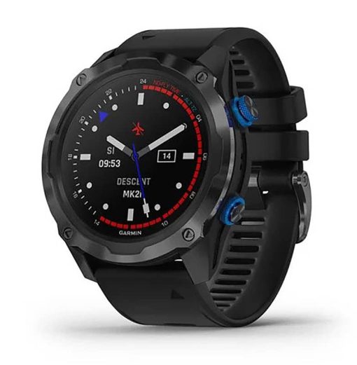 Garmin Descent Mk2i Titanium Carbon Gray DLC With Black Band Smartwatch