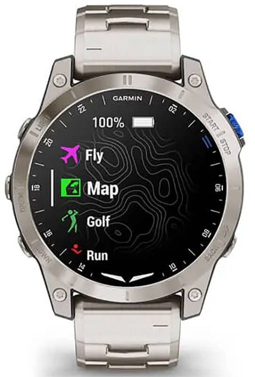 Garmin D2 Mach 1 Aviator Smartwatch Titanium Edition - Image 2