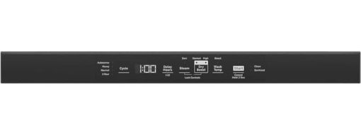 GE 24" Black Top Control Dishwasher With Plastic Interior, Sanitize Cycle & Dry Boost - Image 4