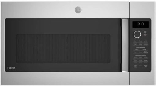 GE Profile 1.7 Cu. Ft. Stainless Steel Convection Over-The-Range Microwave Oven