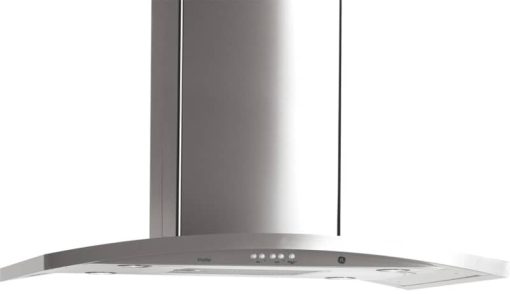 GE Profile 36" Stainless Steel Island-Mount Chimney Hood - Image 10