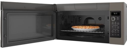 GE Profile 1.7 Cu. Ft. Slate Over-The-Range Convection Microwave Oven With Air Fry - Image 2