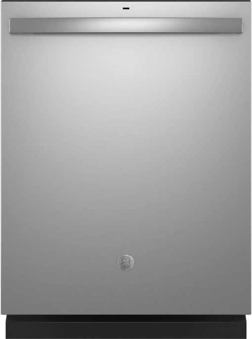 GE 24" Stainless Steel Top Control Dishwasher With Plastic Interior, Sanitize Cycle & Dry Boost