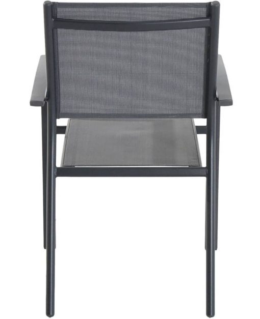 Hanover Naples 11-Piece Outdoor Dining Set In Gray With 10 Sling Dining Chairs, 40" x 118" Expandable Table - Image 10