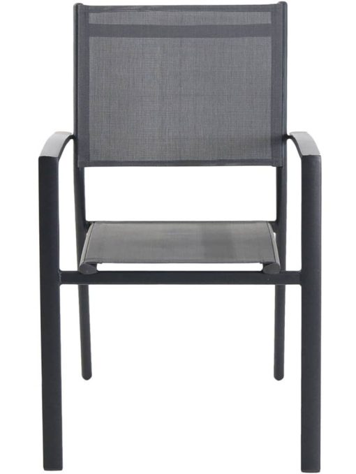 Hanover Naples 11-Piece Outdoor Dining Set In Gray With 10 Sling Dining Chairs, 40" x 118" Expandable Table - Image 9