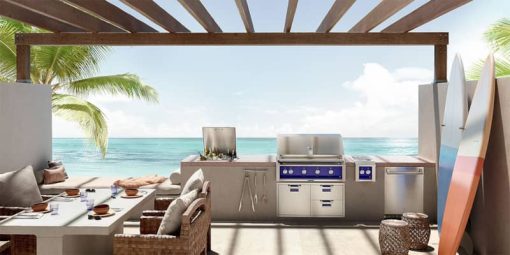 Hestan Aspire 42" Steeletto Built-In Liquid Propane Gas Grill With 1 Sear And the Rest Tubular U-Burners And Rotisserie - Image 6