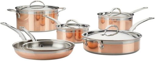 Hestan CopperBond Induction Copper 10 Piece Cookware Set - Image 2