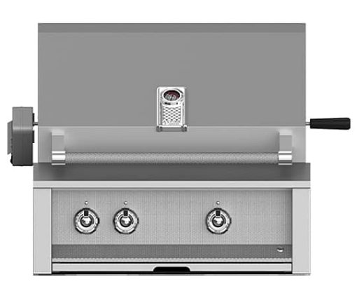 Hestan Aspire 30" Steeletto Built-In Liquid Propane Gas Grill With 1 Sear And the Rest Tubular U-Burners And Rotisserie