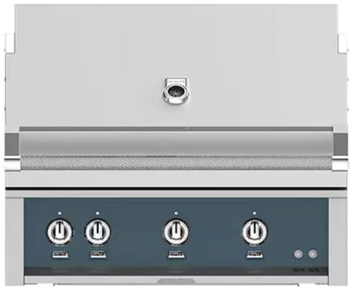 Hestan 36" Pacific Fog Built-In Natural Gas Grill With Sear And Trellis Burners