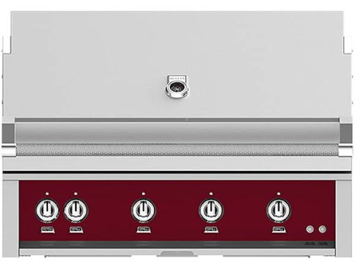 Hestan 42" Tin Roof Built-In Natural Gas Grill With Sear And Trellis Burners