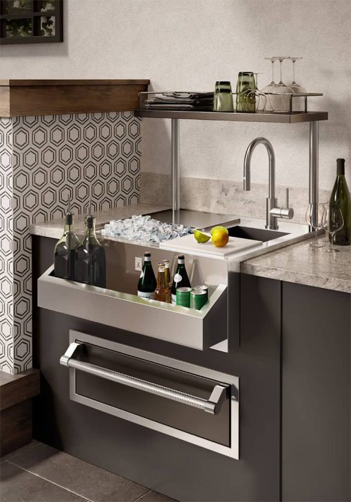 Hestan 30" Tin Roof Outdoor Single Storage Drawer - Image 5