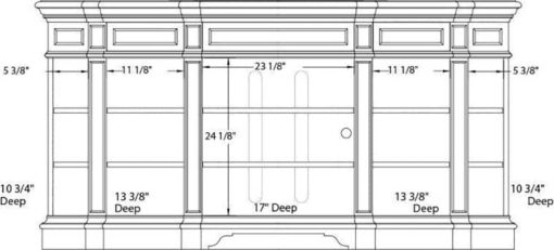 Hooker Furniture 74" Home Entertainment Console - Image 4
