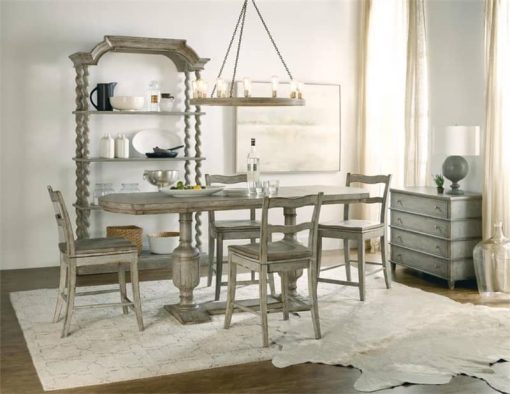 Hooker Furniture Dining Room Alfresco Ponte 60" Friendship Table - Image 6