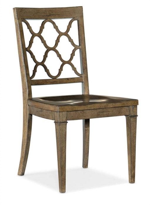 Hooker Furniture Dining Room Montebello Wood Seat Side Chair