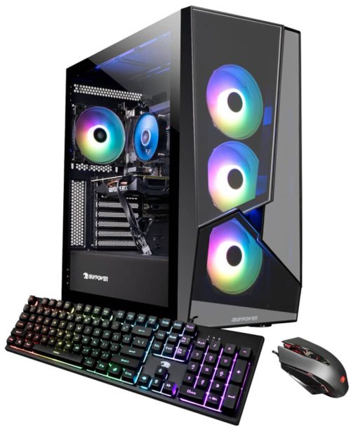 iBUYPOWER Pro Black Gaming Desktop Intel i7-11700F 16GB RAM 480GB SSD, NVIDIA GeForce RTX 3060