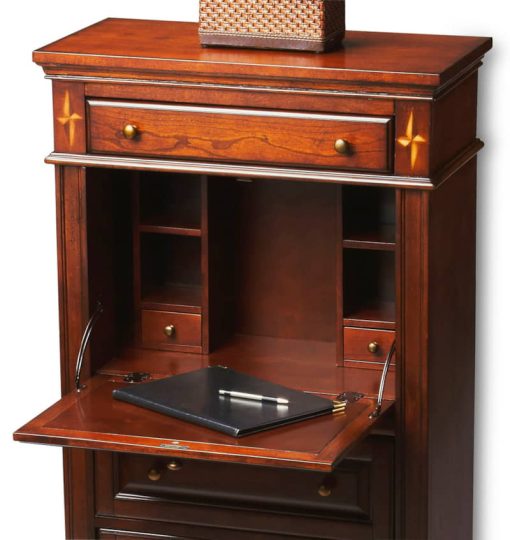 Butler Specialty Company Wordsworth Cherry Secretary Cabinet - Image 2