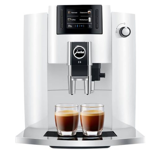 Jura E6 White Espresso Machine