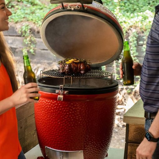 Kamado Joe Classic Joe III 18" Red Ceramic Grill Without Cart - Image 4
