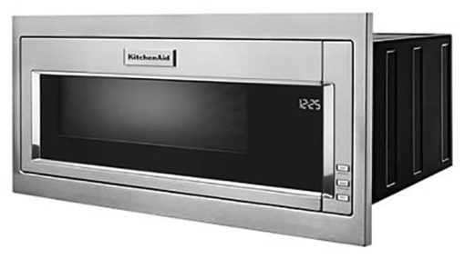 KitchenAid 1.1 Cu. Ft. Stainless Steel Built-In Microwave With Slim Trim Kit - Image 3