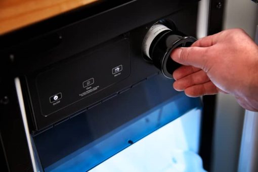 KitchenAid 15" PrintShield Black Stainless Steel Ice Maker With Drain Pump - Image 6