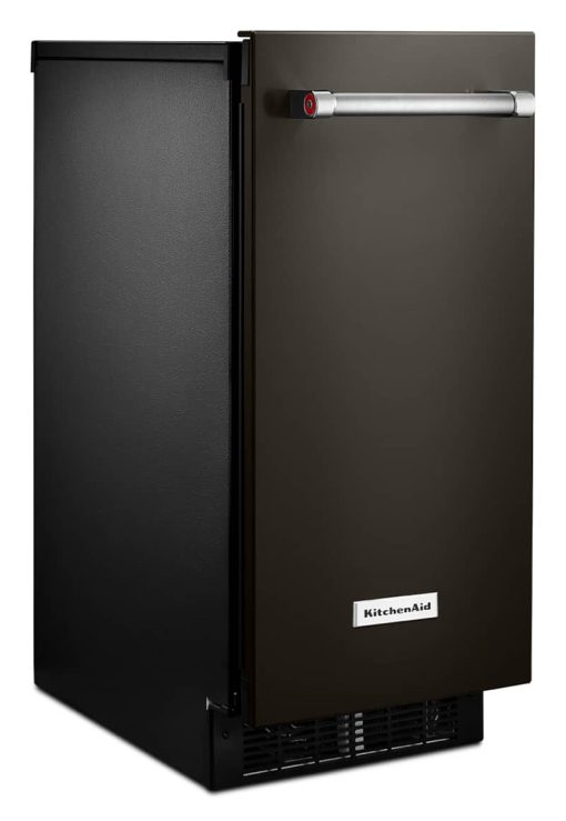 KitchenAid 15" PrintShield Black Stainless Steel Ice Maker With Drain Pump - Image 2