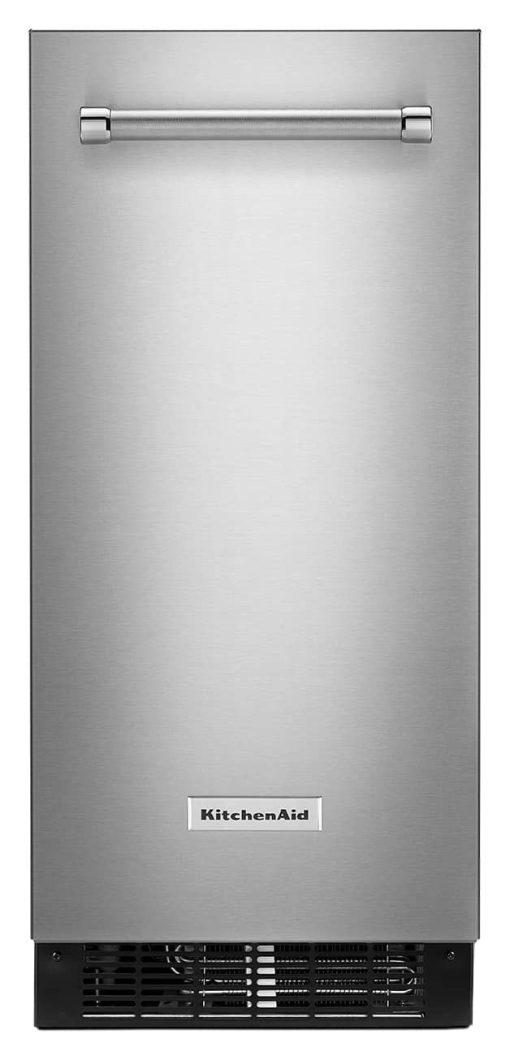 KitchenAid 15" PrintShield Stainless Steel Ice Maker With Drain Pump