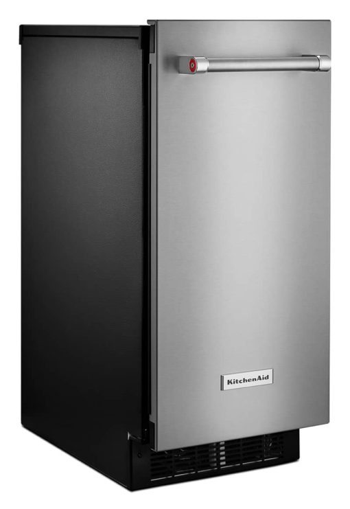 KitchenAid 15" PrintShield Stainless Steel Ice Maker With Drain Pump - Image 3