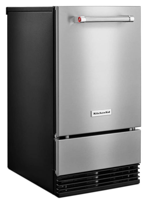 KitchenAid 18" PrintShield Stainless Steel Automatic Ice Maker With Drain Pump - Image 3