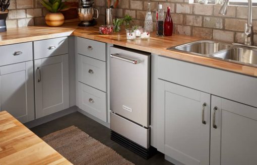 KitchenAid 18" PrintShield Stainless Steel Automatic Ice Maker With Drain Pump - Image 12
