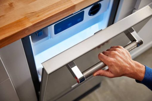 KitchenAid 18" PrintShield Stainless Steel Automatic Ice Maker With Drain Pump - Image 9