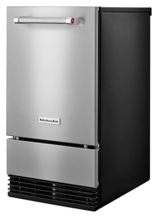KitchenAid 18" PrintShield Stainless Steel Automatic Ice Maker With Drain Pump - Image 2