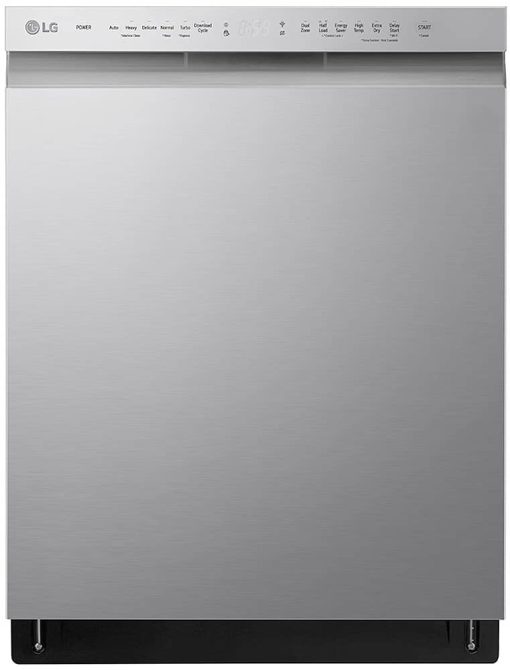 LG Stainless Steel Front Control Smart Wi-Fi Enabled Dishwasher with QuadWash
