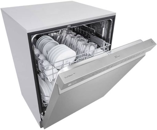 LG Stainless Steel Front Control Smart Wi-Fi Enabled Dishwasher with QuadWash - Image 8