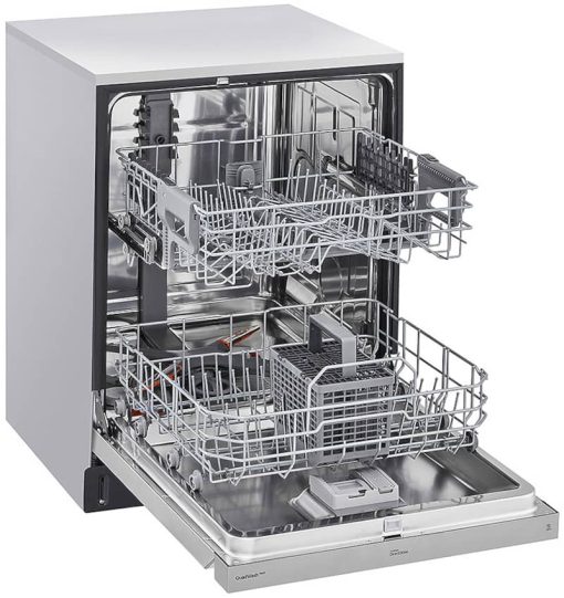 LG Stainless Steel Front Control Smart Wi-Fi Enabled Dishwasher with QuadWash - Image 5