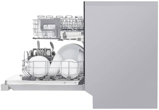 LG Stainless Steel Front Control Smart Wi-Fi Enabled Dishwasher with QuadWash - Image 11