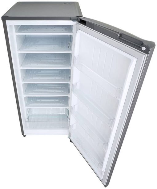 LG 5.8 Cu. Ft. Platinum Silver Single Door Freezer - Image 5