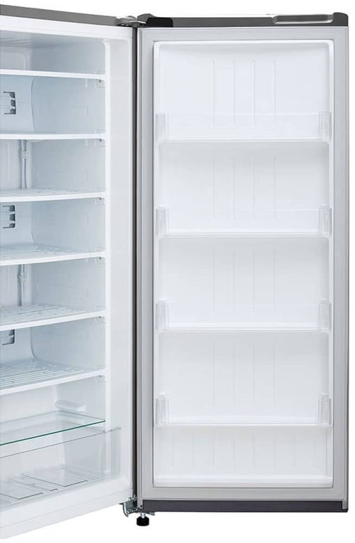 LG 5.8 Cu. Ft. Platinum Silver Single Door Freezer - Image 6