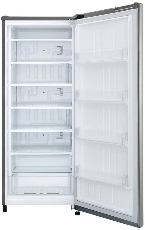 LG 5.8 Cu. Ft. Platinum Silver Single Door Freezer - Image 3