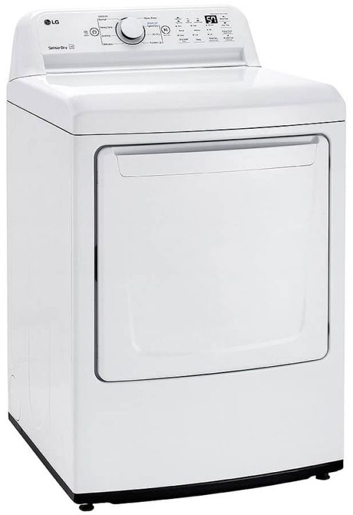 LG 7.3 Cu. Ft. White Gas Dryer With Sensor Dry Technology - Image 4