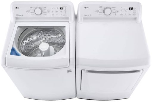 LG 7.3 Cu. Ft. White Gas Dryer With Sensor Dry Technology - Image 10