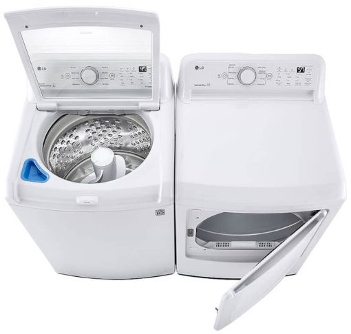 LG 7.3 Cu. Ft. White Gas Dryer With Sensor Dry Technology - Image 11