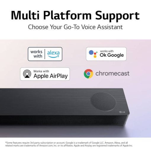 LG  3.1.3 Channel High Res Audio Sound Bar With Dolby Atmos And Apple Airplay 2 - S80QY - Image 13