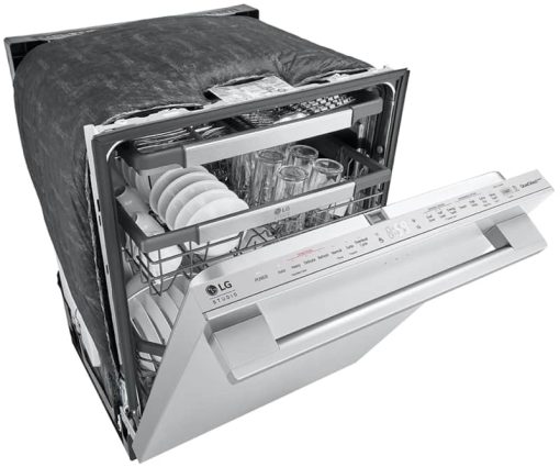 LG STUDIO 24" PrintProof Stainless Steel Smart Top Control Dishwasher With QuadWash & TrueSteam - Image 9