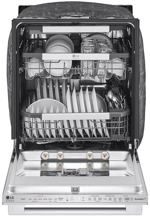 LG STUDIO 24" PrintProof Stainless Steel Smart Top Control Dishwasher With QuadWash & TrueSteam - Image 3