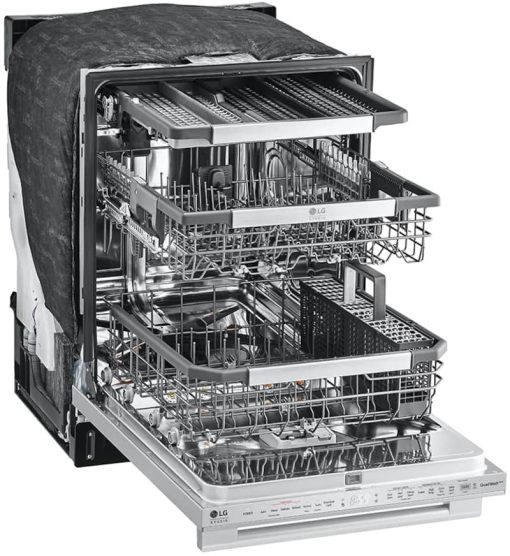 LG STUDIO 24" PrintProof Stainless Steel Smart Top Control Dishwasher With QuadWash & TrueSteam - Image 5