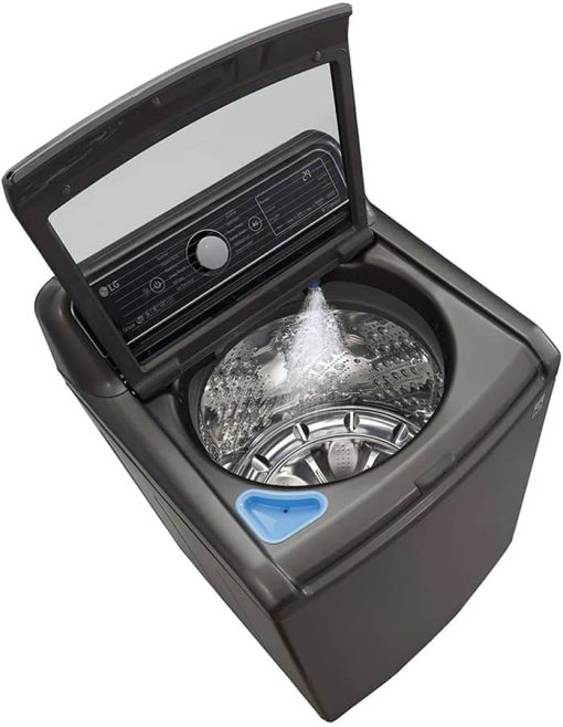 LG 5.5 Cu. Ft. Graphite Steel Smart Wi-Fi Enabled Top Load Washer With TurboWash3D Technology - Image 8