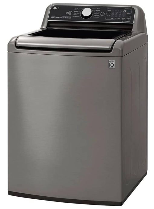 LG 5.5 Cu. Ft. Graphite Steel Smart Wi-Fi Enabled Top Load Washer With TurboWash3D Technology - Image 3