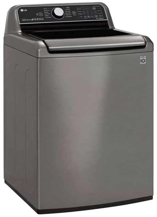 LG 5.5 Cu. Ft. Graphite Steel Smart Wi-Fi Enabled Top Load Washer With TurboWash3D Technology - Image 2