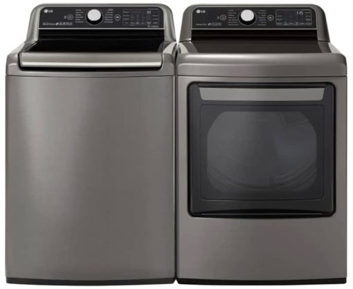 LG 5.5 Cu. Ft. Graphite Steel Smart Wi-Fi Enabled Top Load Washer With TurboWash3D Technology - Image 5